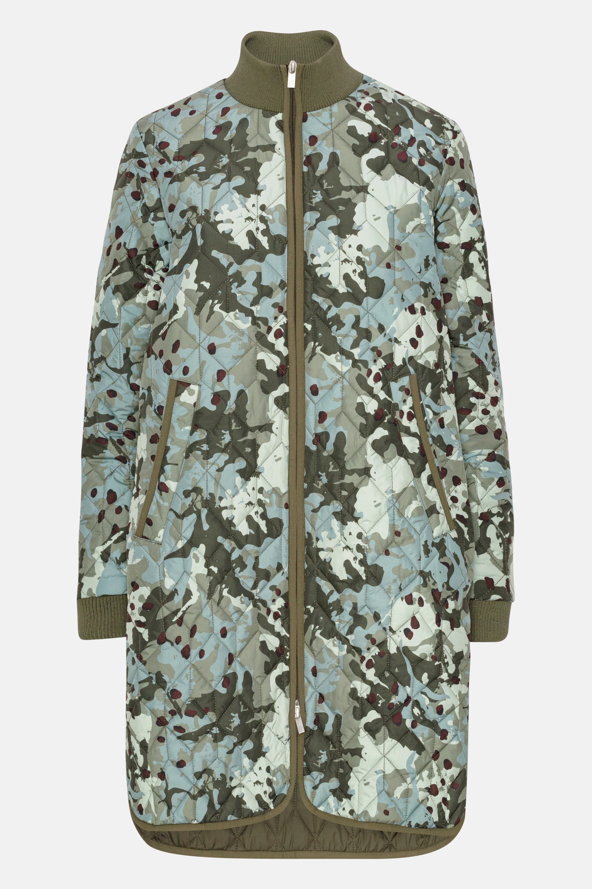 Ilse Jacobsen Hornbæk Outerwear Steppjacke Coat 497 Green Camo
